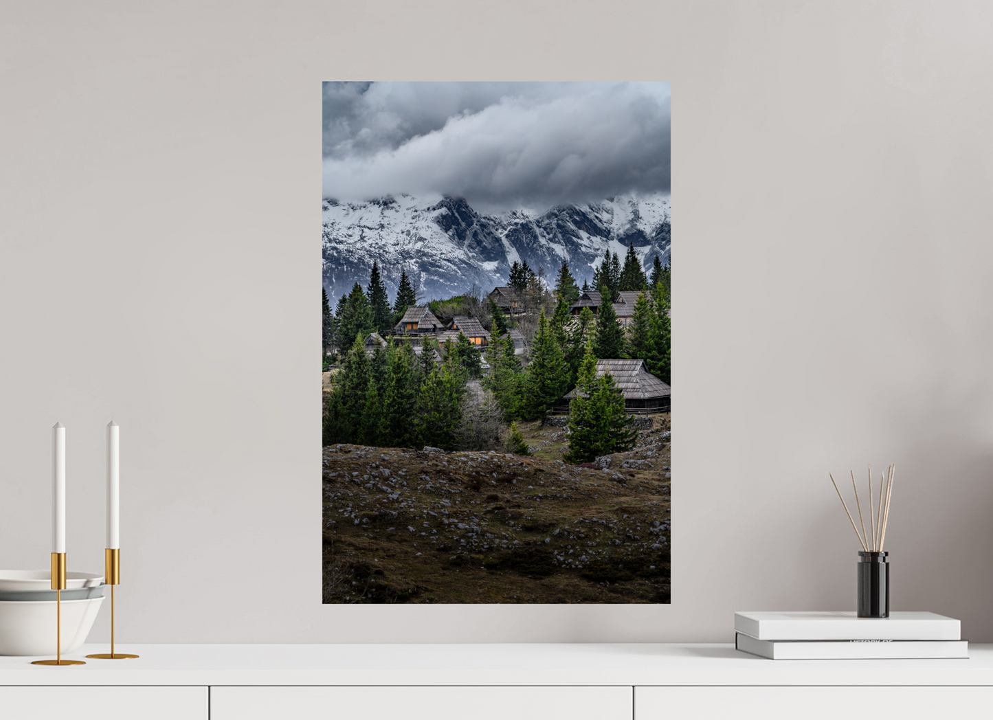 Village Beneath the Peaks