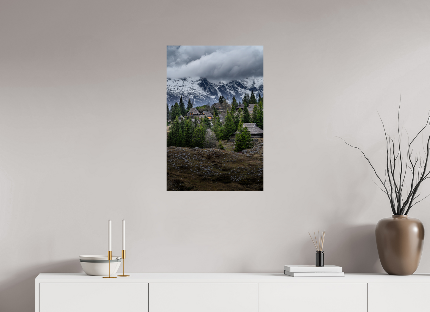 Village Beneath the Peaks