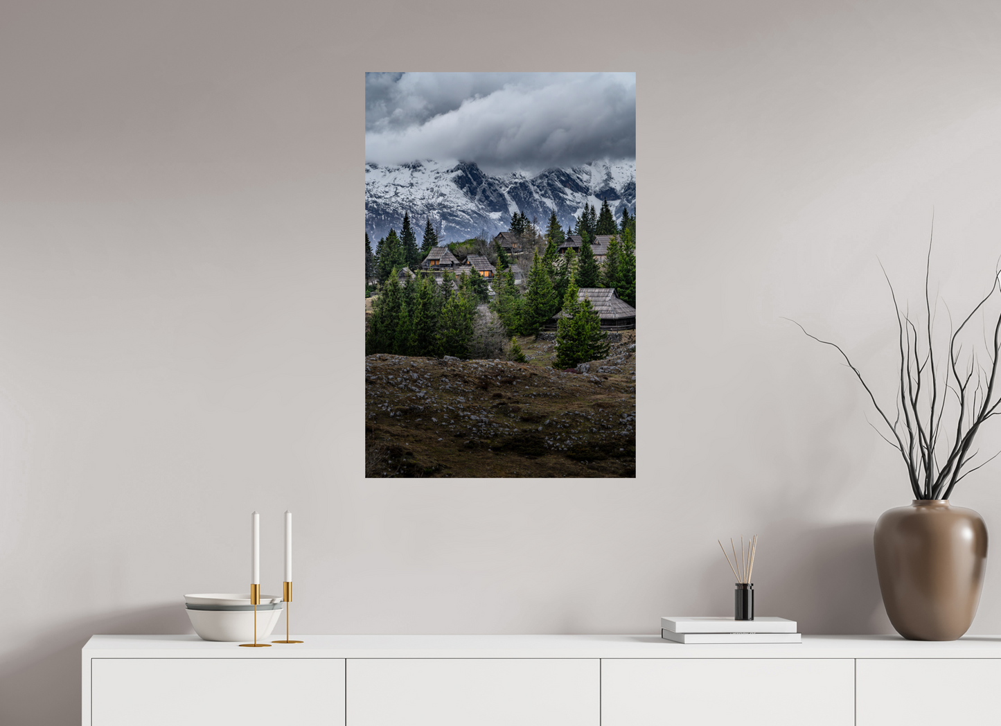 Village Beneath the Peaks
