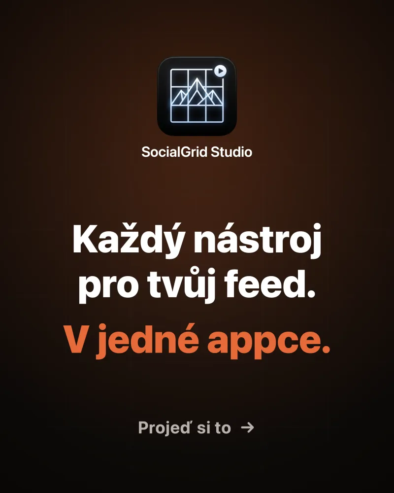 Snímek obrazovky SocialGrid Studia
