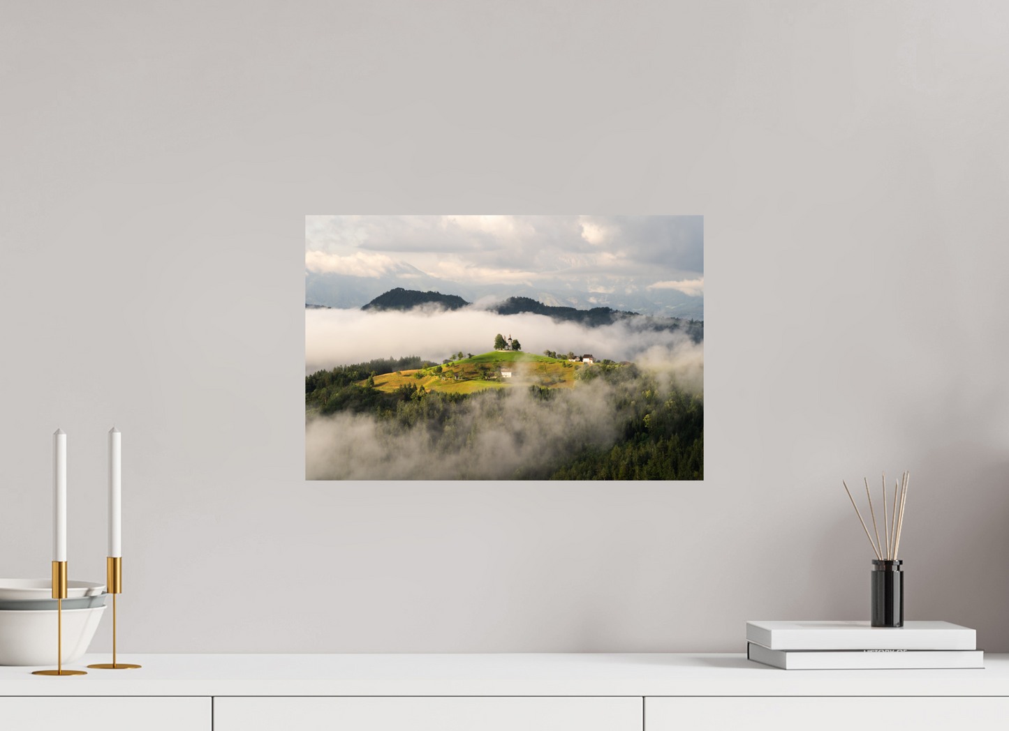 A Hill Above the Clouds