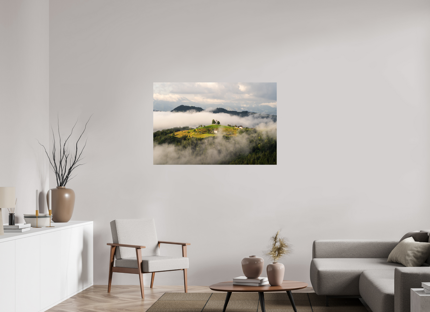A Hill Above the Clouds