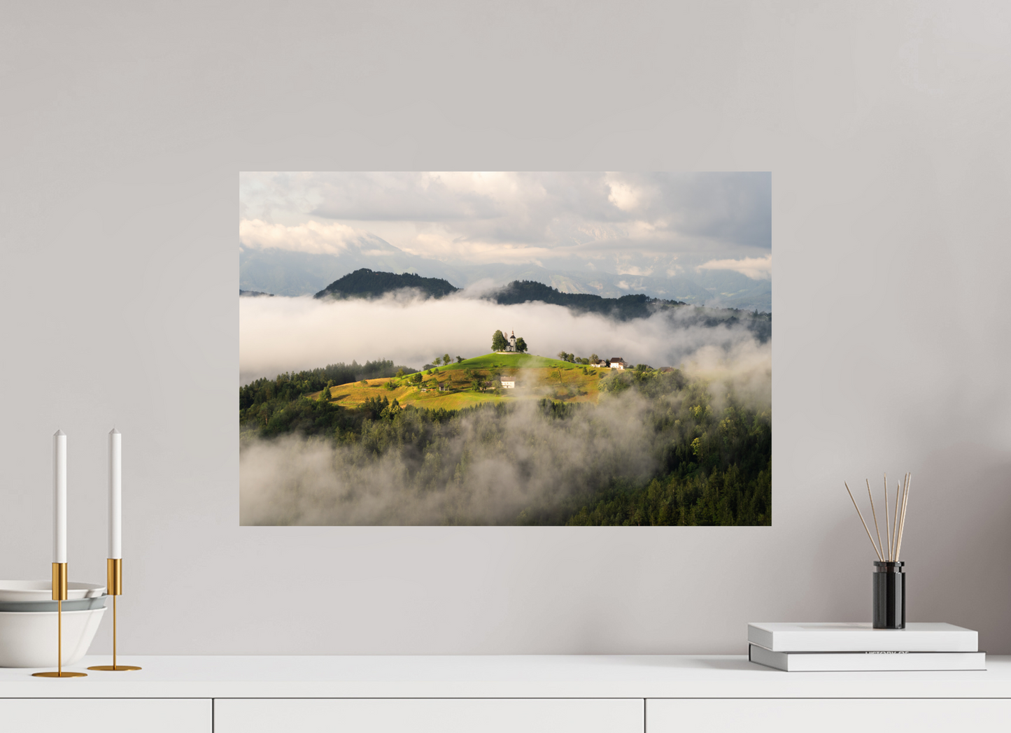 A Hill Above the Clouds
