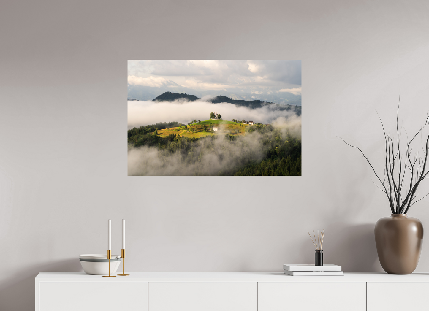 A Hill Above the Clouds