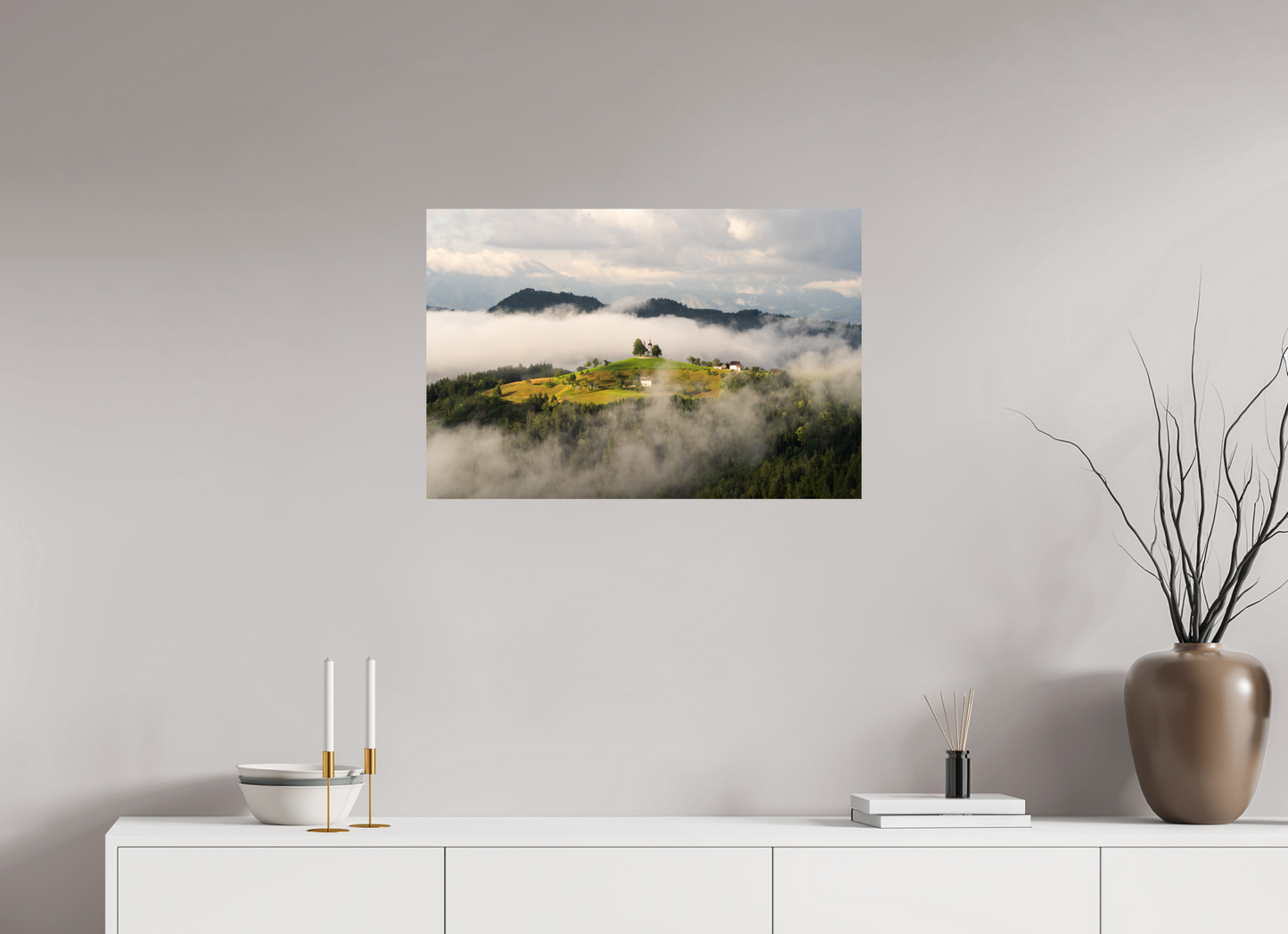 A Hill Above the Clouds