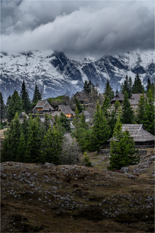 Village Beneath the Peaks